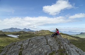 Shore Trip to the top of the Sgurr of Eigg on our Skye Cruise