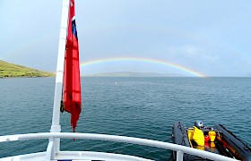 Rainbow on our Skye cruise
