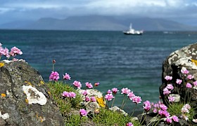 Elizabeth G at the Isle of Muck, Small Isles by Skipper James Fairbairns