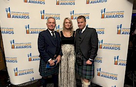 Rob, Emma & James at the Highland & Islands Food & Drink Awards